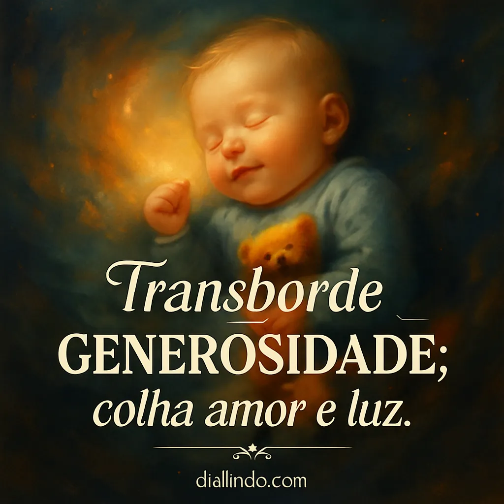 Generosidade: Luz que Irradia