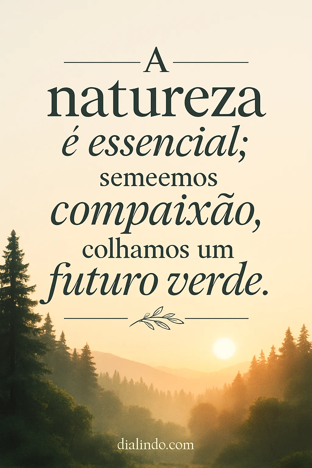 Compaixão Verde: Futuro Essencial