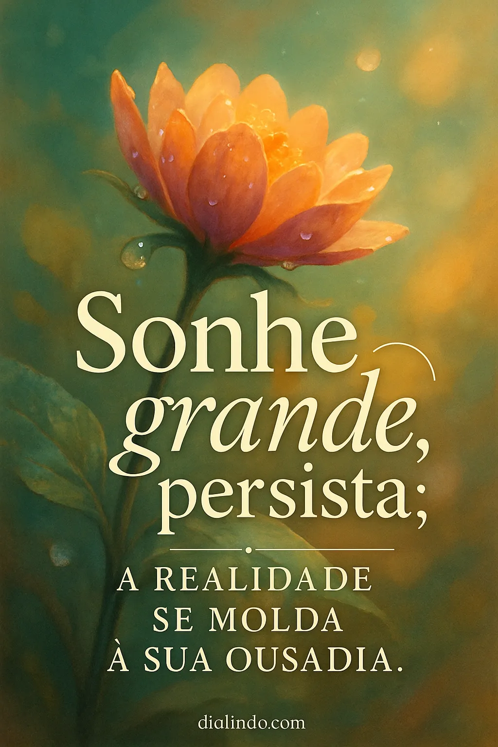 Ousadia Molda Realidade