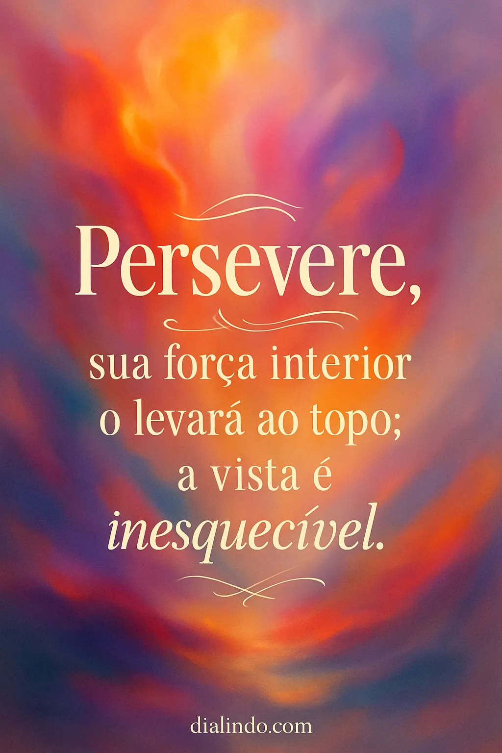 Vista Inesquecível: Persevere