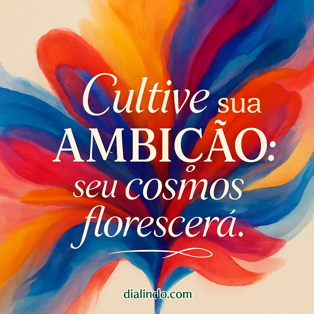 Ambição: Seu Cosmos Floresce