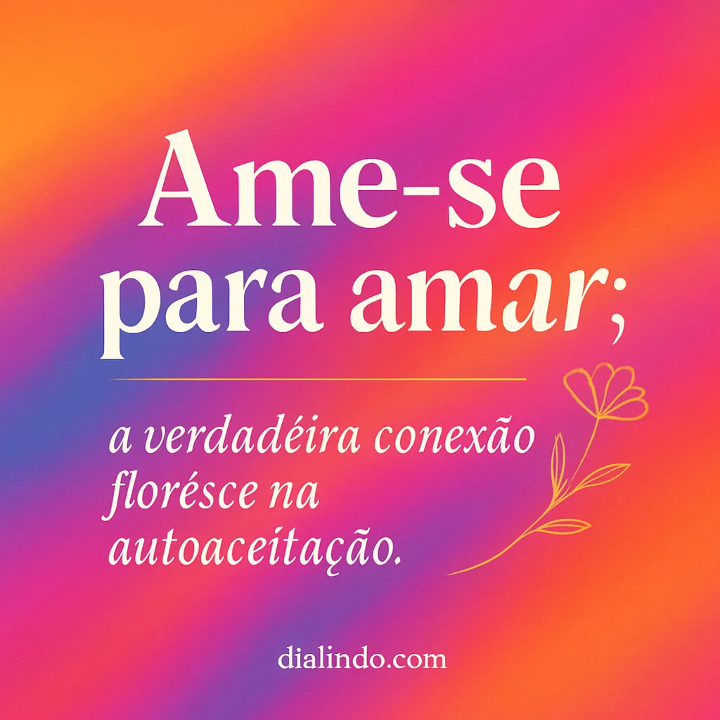 Autoamor: Flor da Conexão