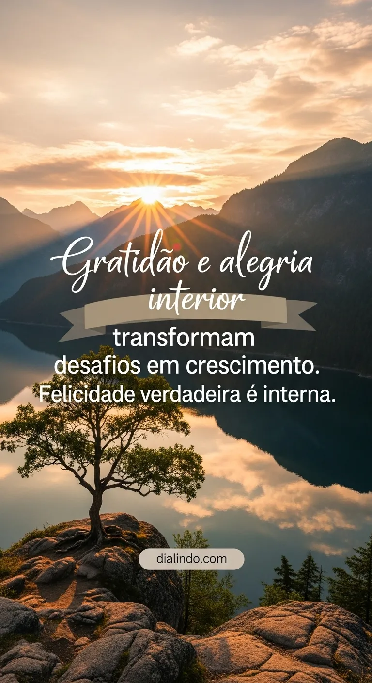 Crescimento através da Alegria Interna