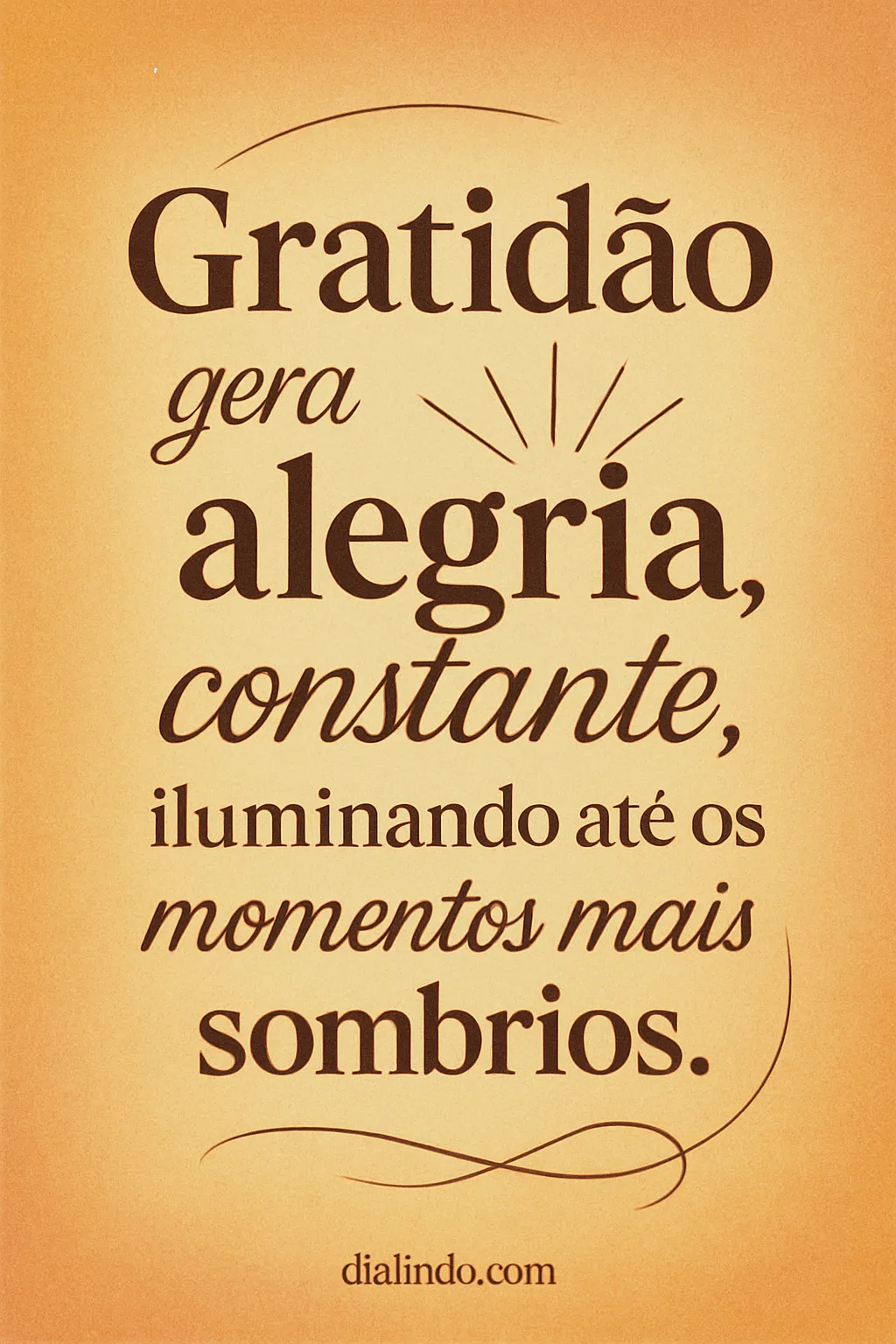 Gratidão: Luz na Sombra