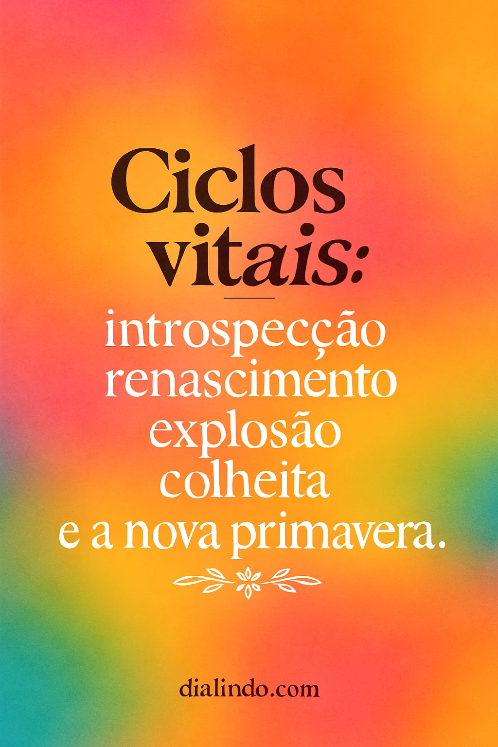 Primavera Eterna do Ser