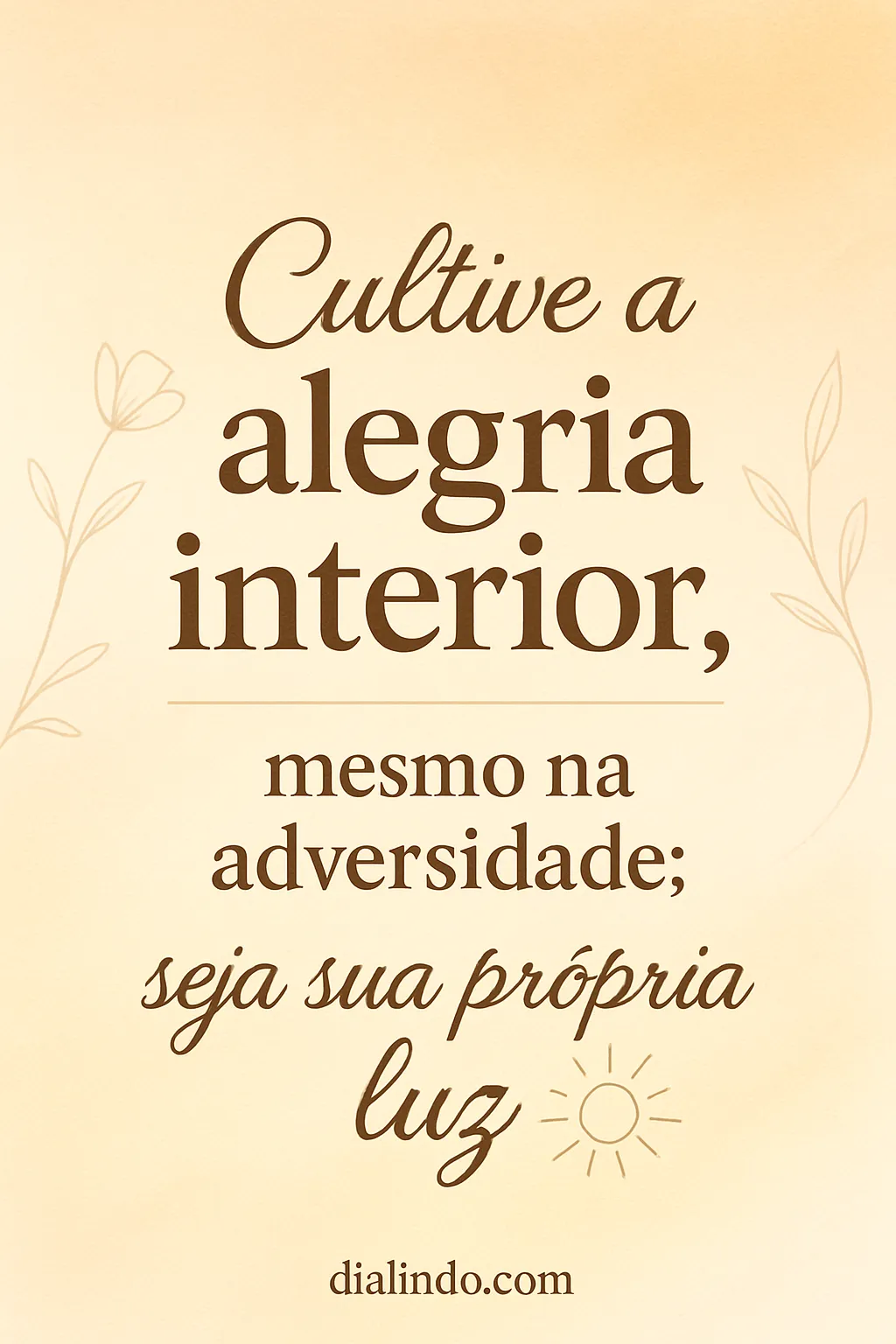 Autoiluminação na Adversidade