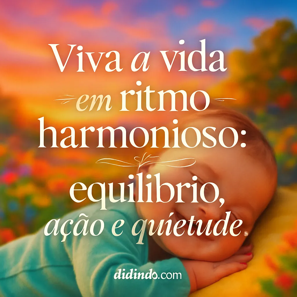 Ação, Quietude, Harmonia