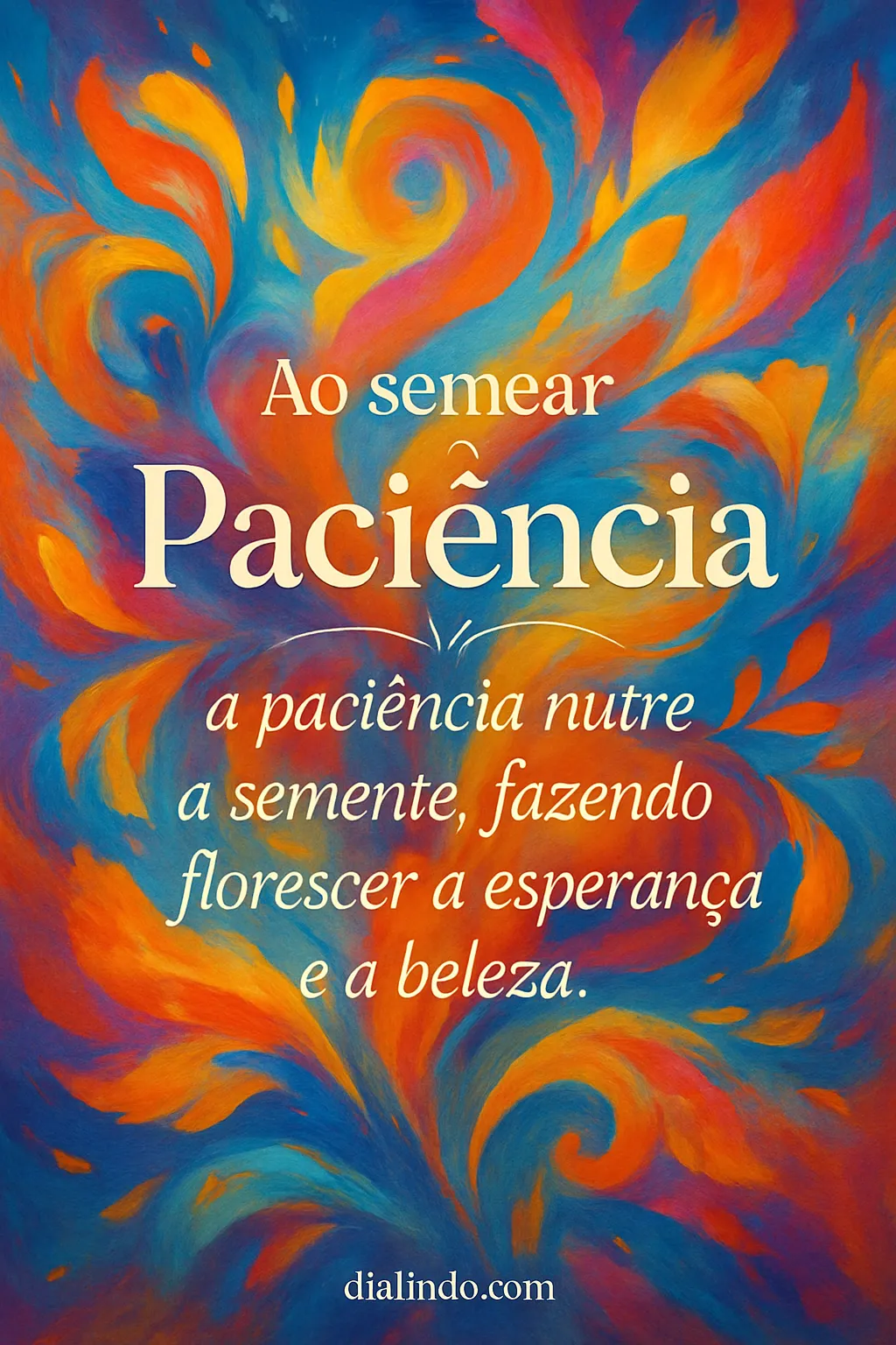 Florescendo Sonhos com Paciência
