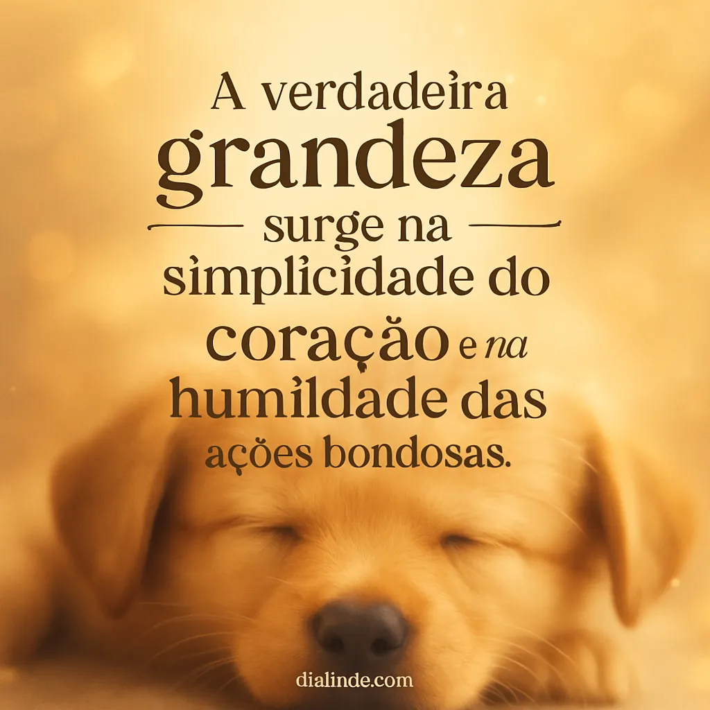 Grandes Corações, Humildes Ações