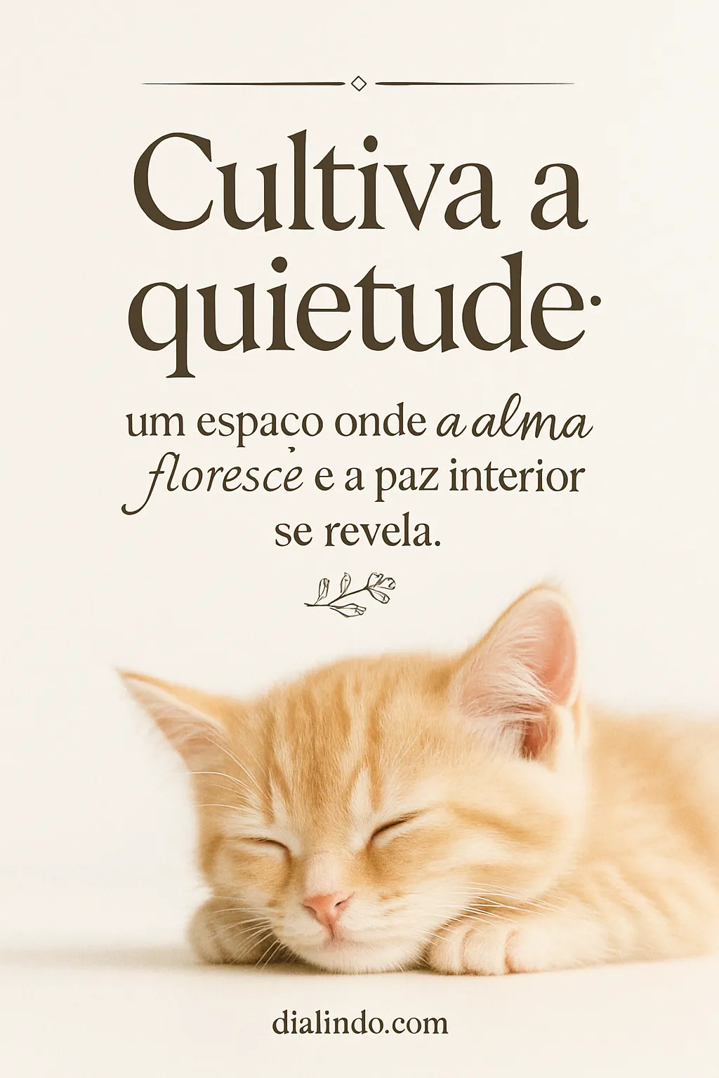 Florescimento da Alma Silenciosa