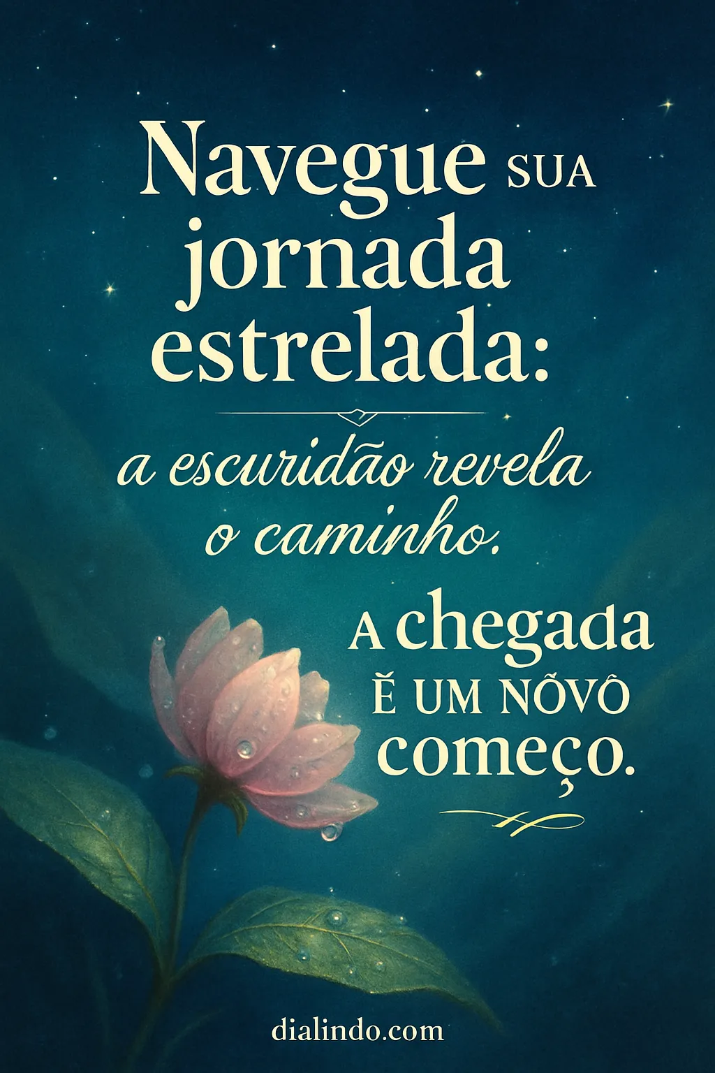 Escuridão Ilumina o Destino