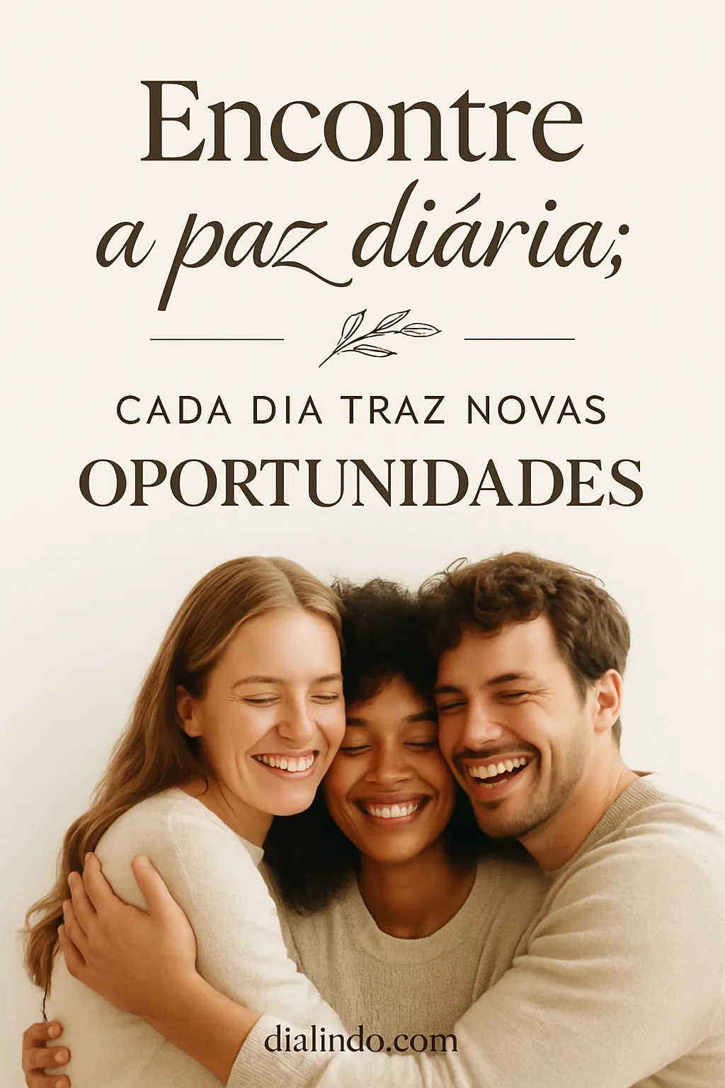 Paz Diária: Novas Oportunidades