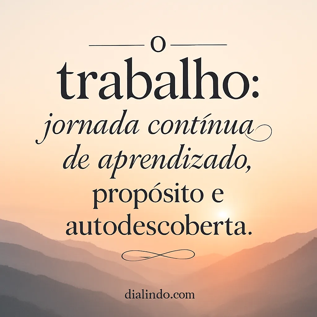 Trabalho: Autodescoberta em Ação