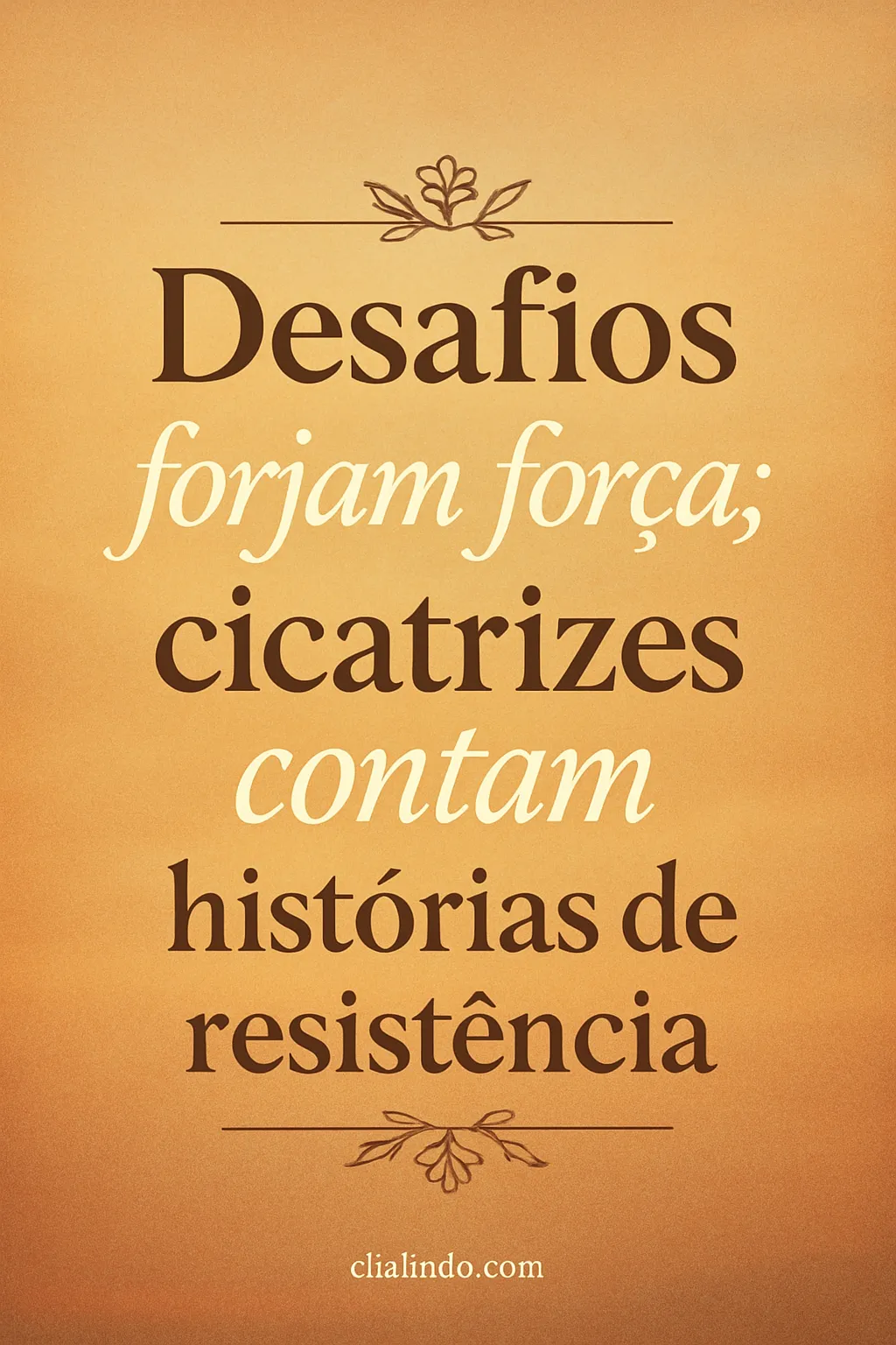 Cicatrizes: Histórias de Força