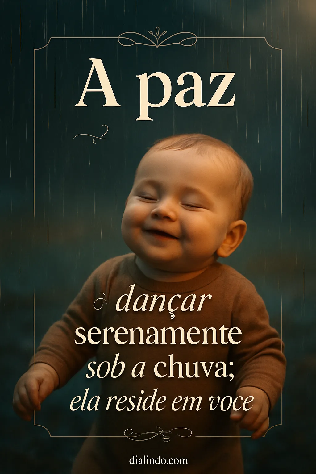 Serenidade Sob a Chuva