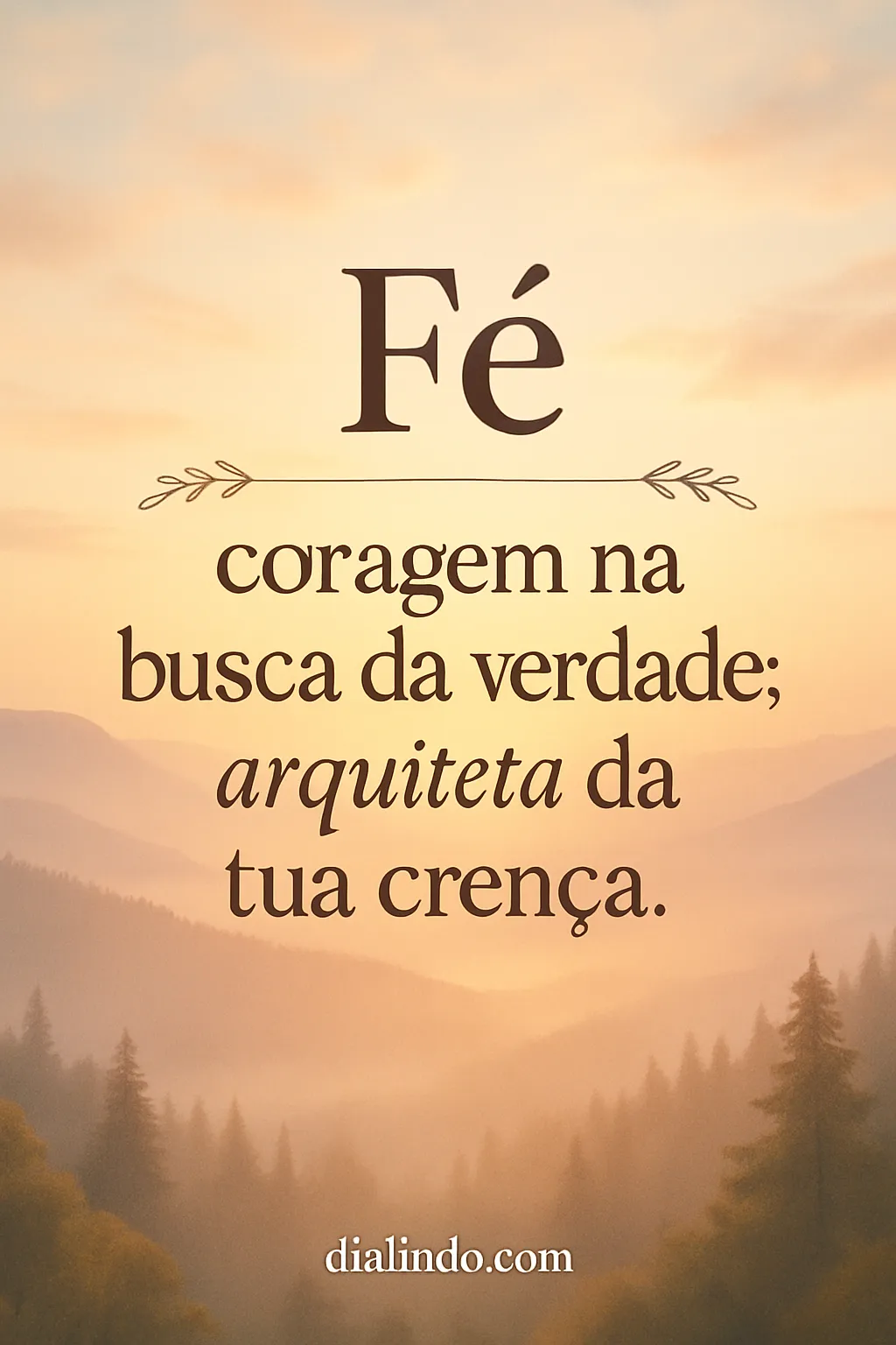 Fé: Arquitetura da Verdade
