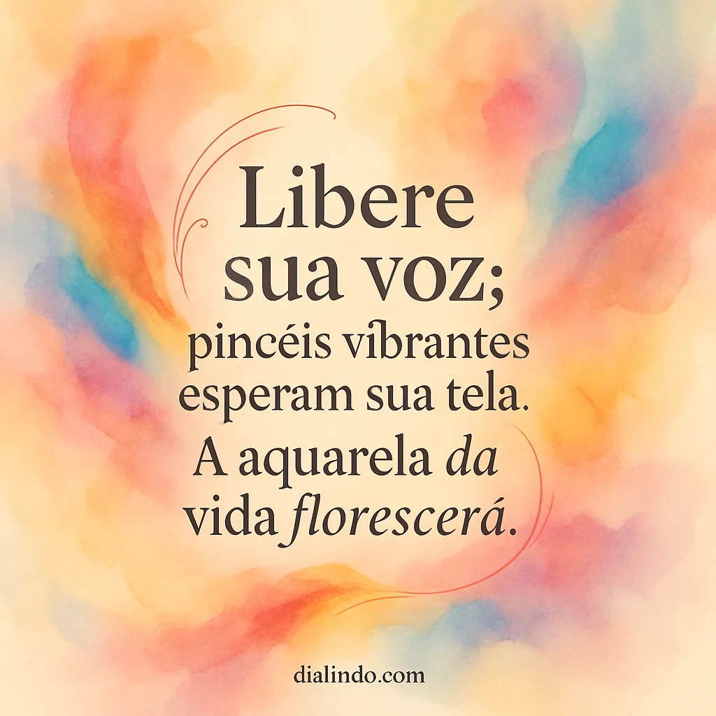 Floresça em Aquarela