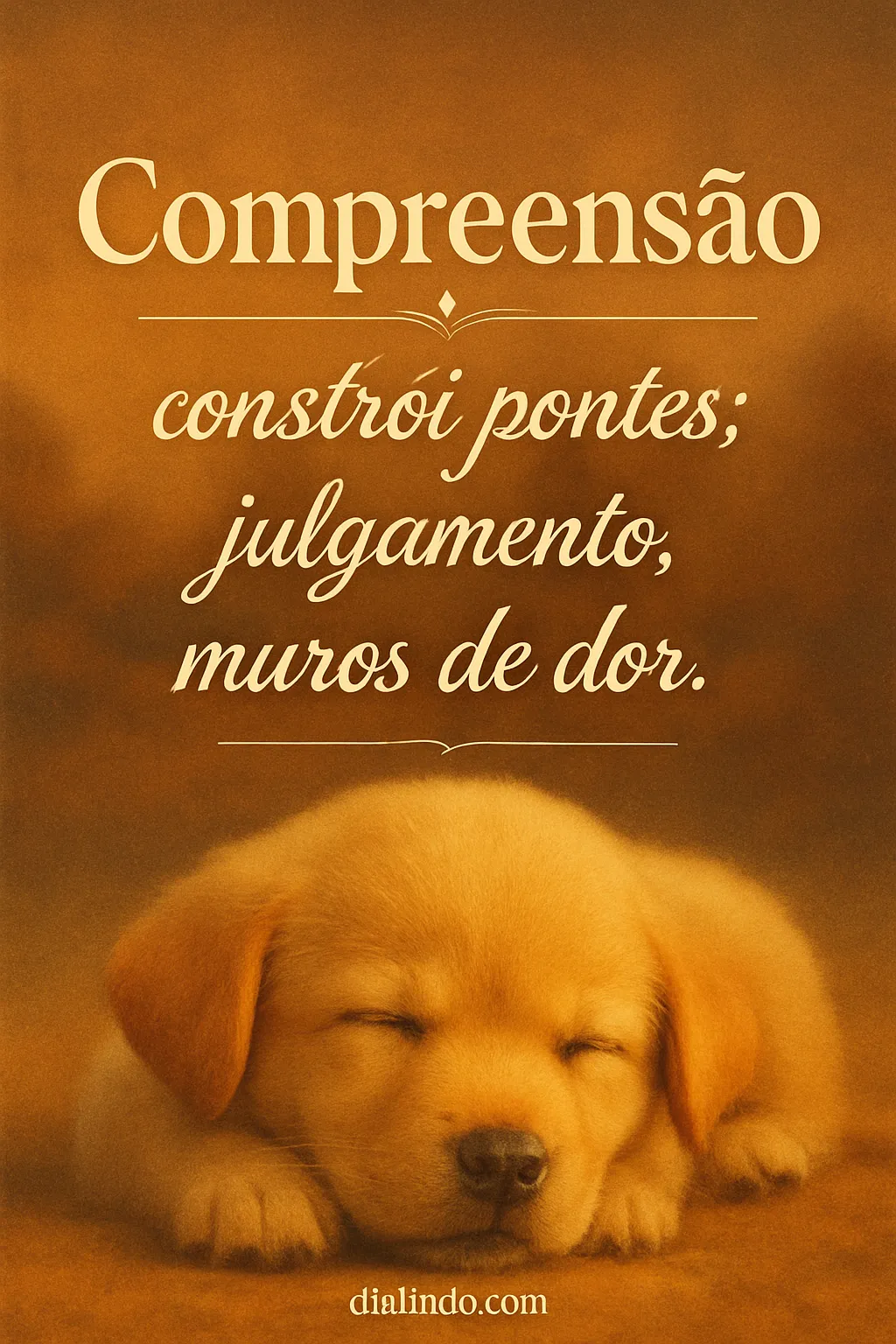 Pontes de Empatia, Muros de Dor