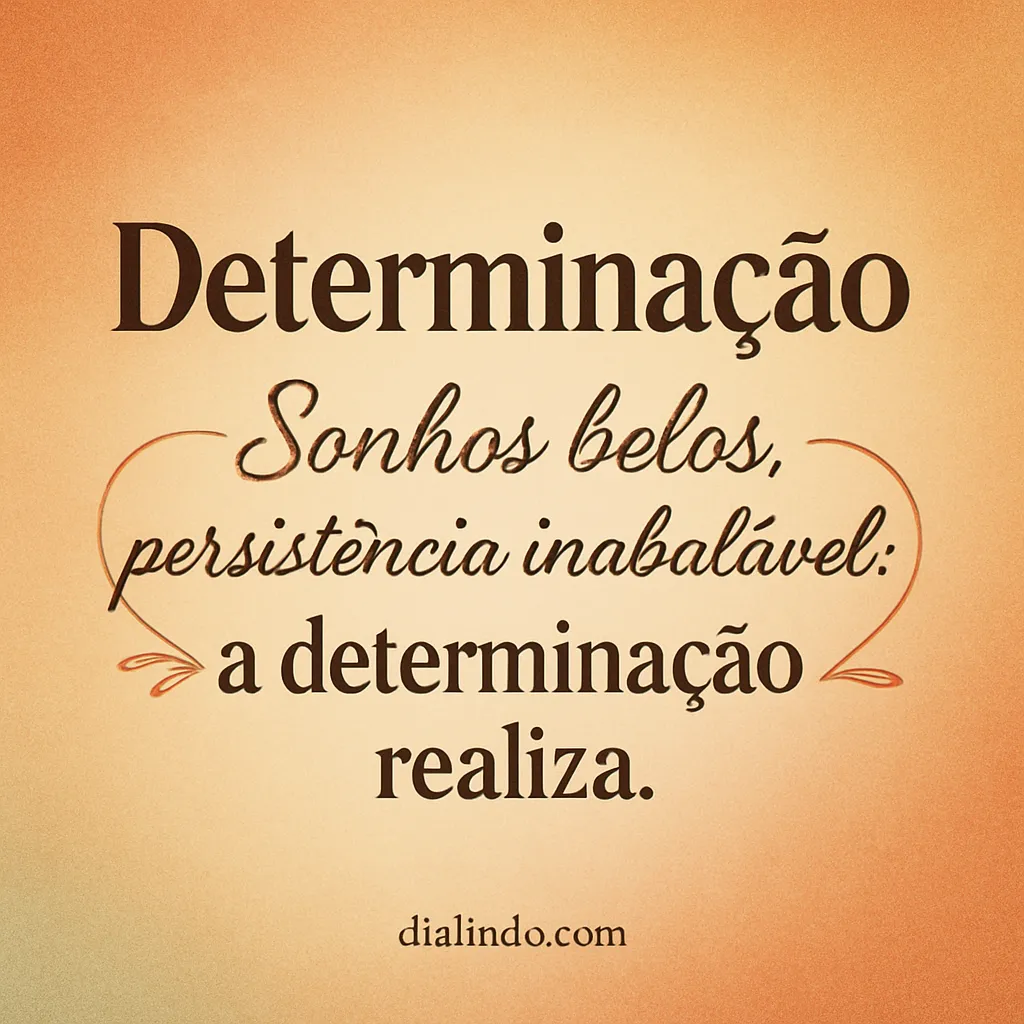 Sonhos Firmes, Vitória Certa