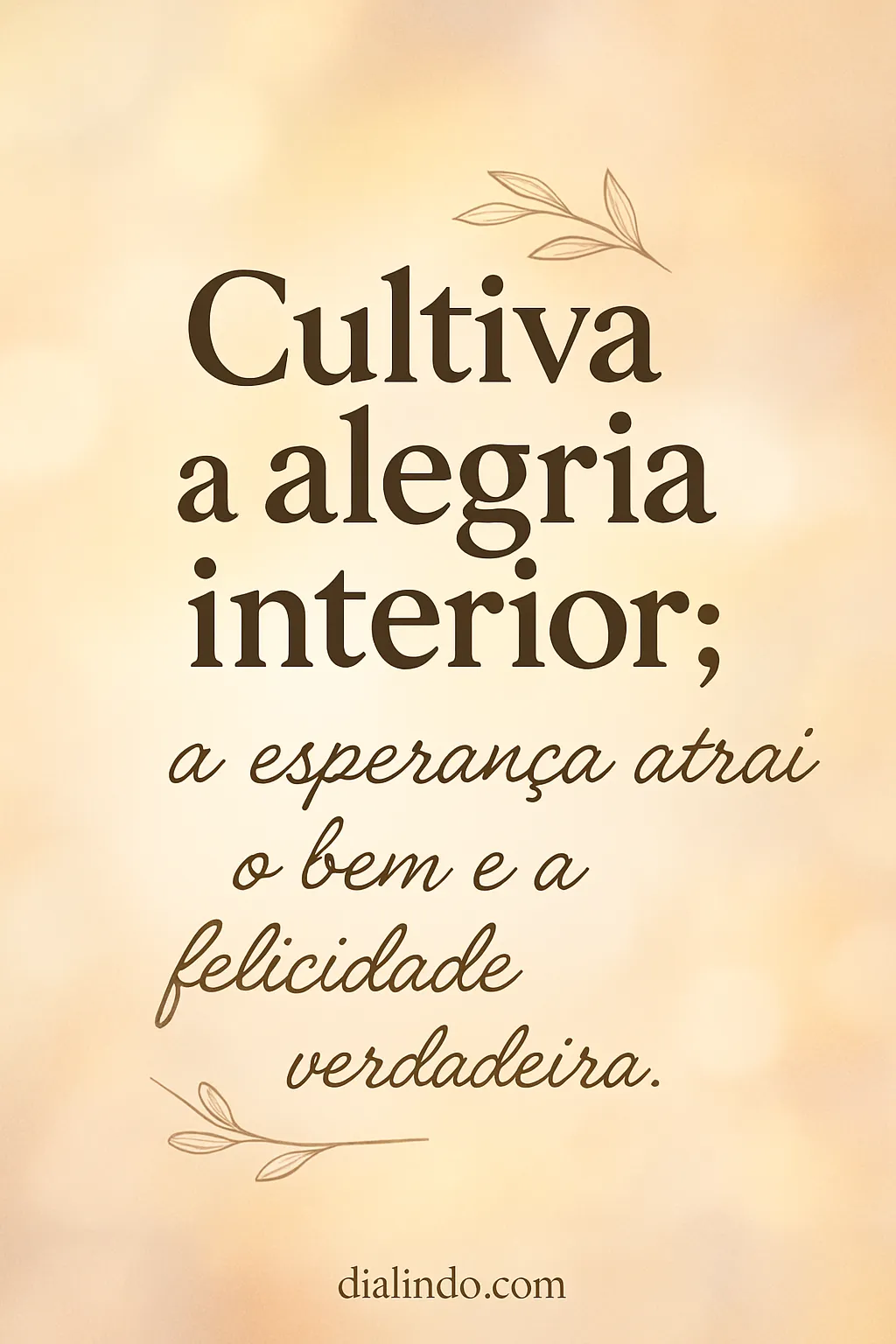 Alegria Interior: Colheita da Esperança