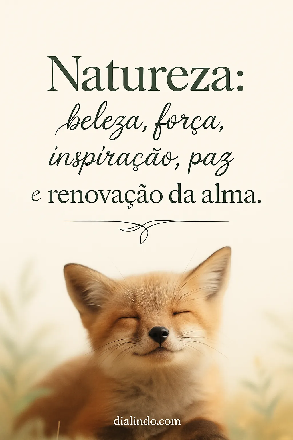 Alma Renovada pela Natureza