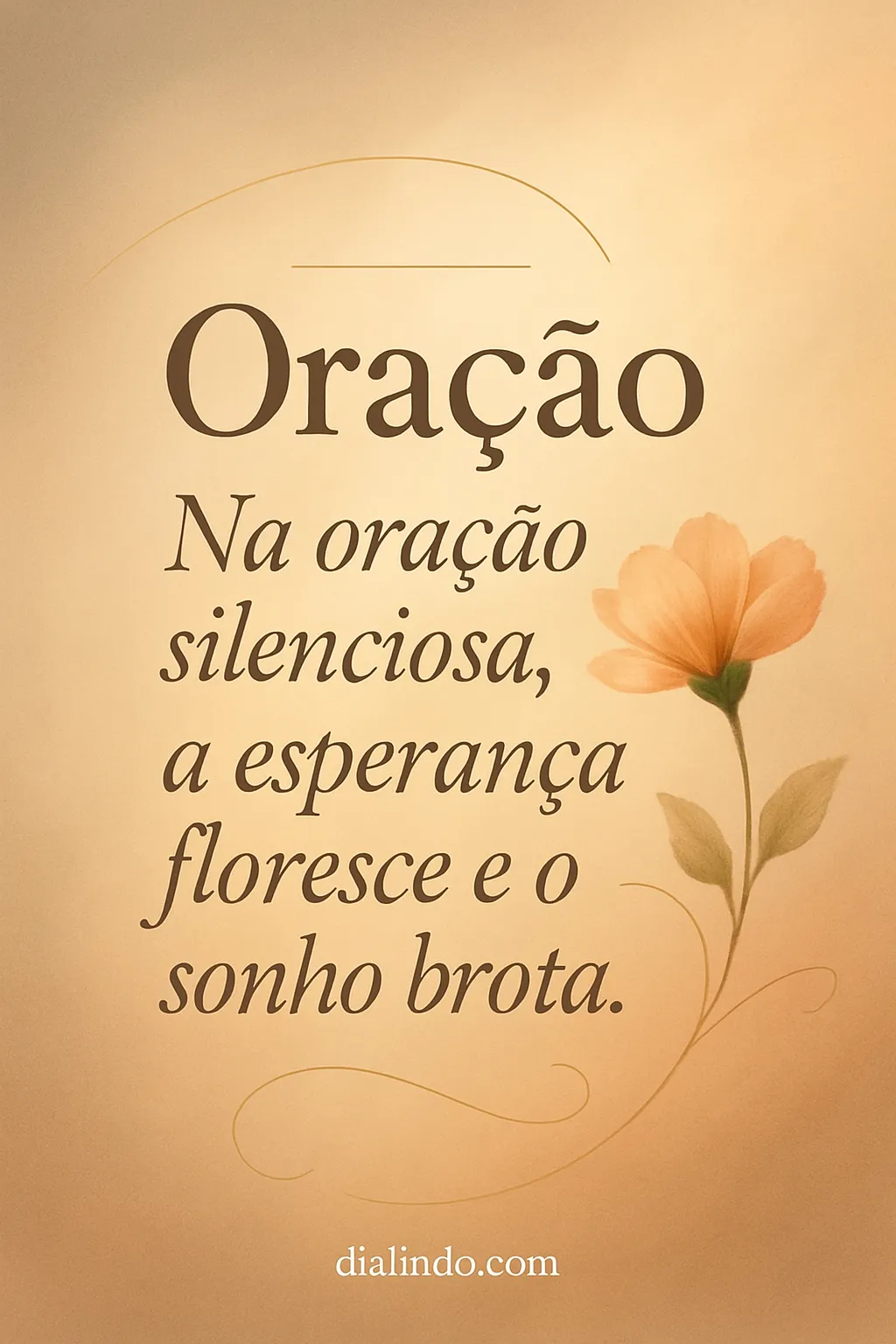 Silêncio: Semente da Esperança