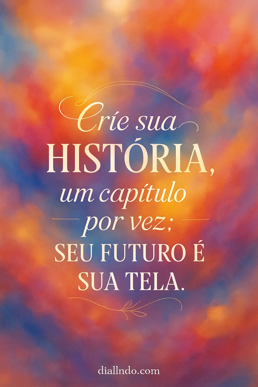 Sua Tela, Seu Capítulo