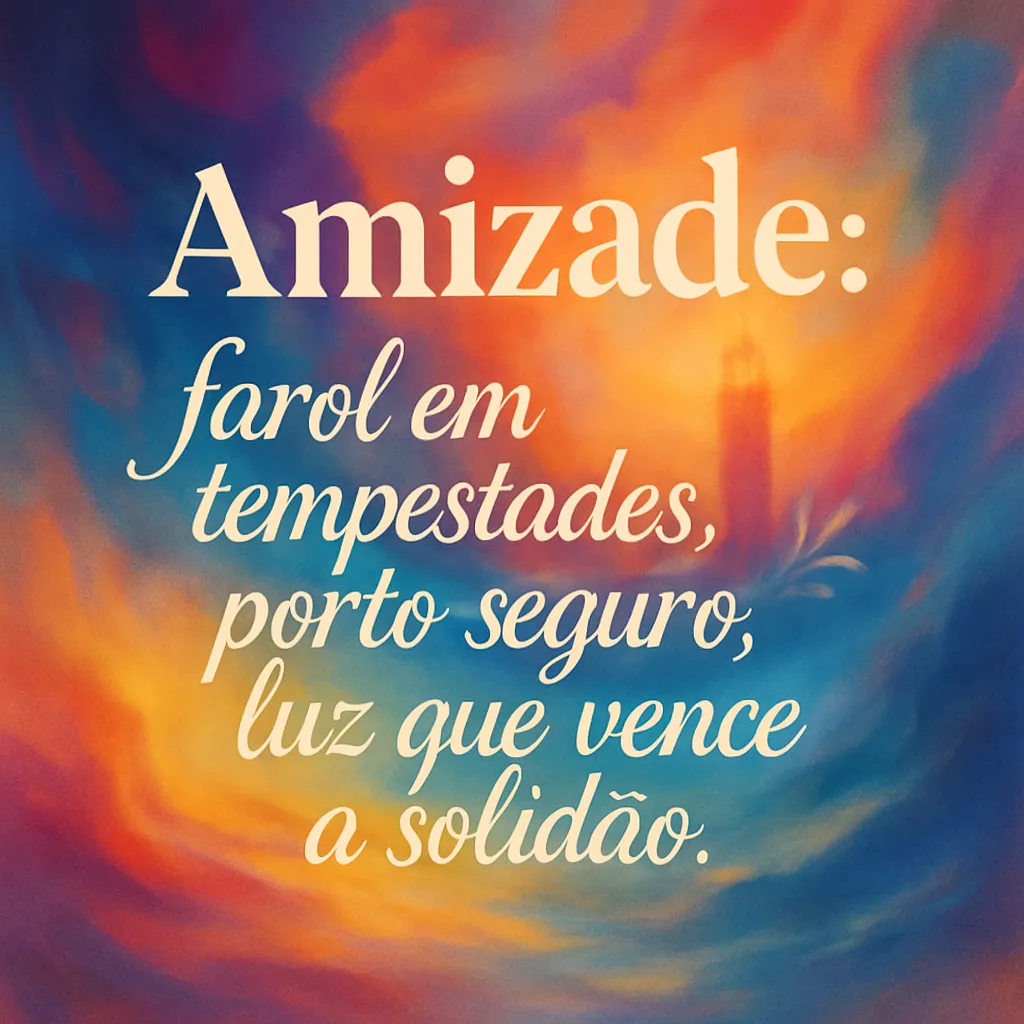 Amizade: Refúgio Contra a Tempestade