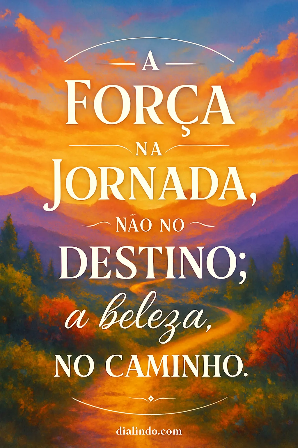 A Beleza do Caminhar