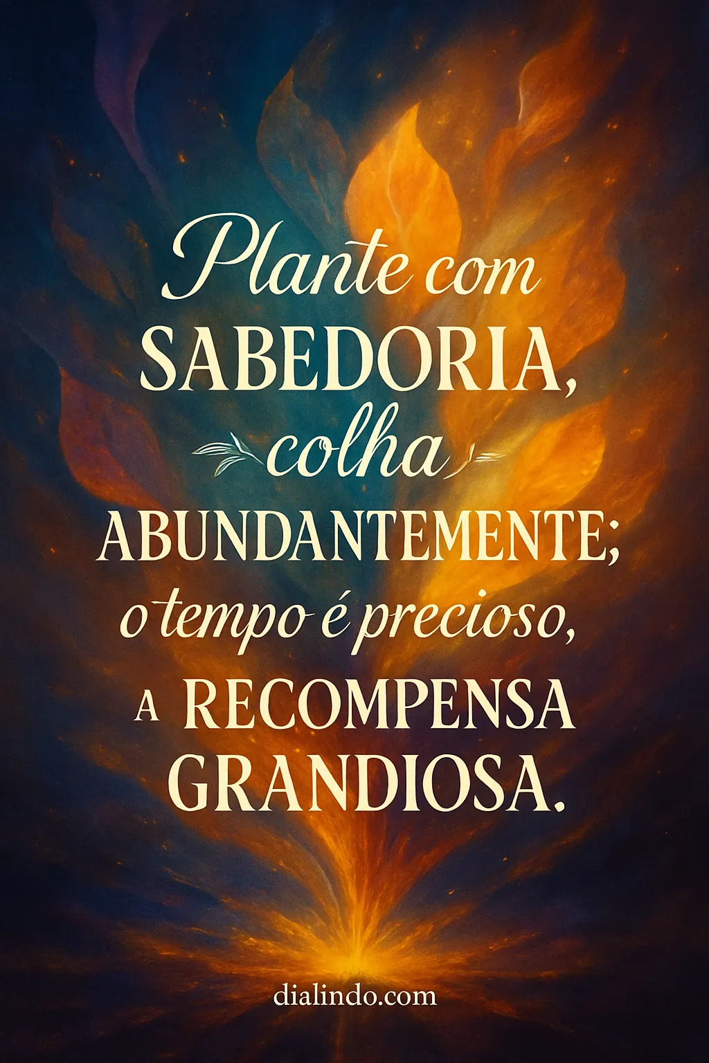 Tempo, Semente, Abundância