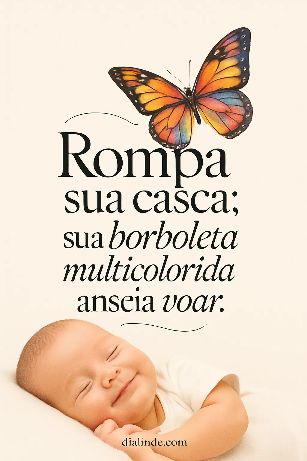 Borboleta Multicolorida Voa