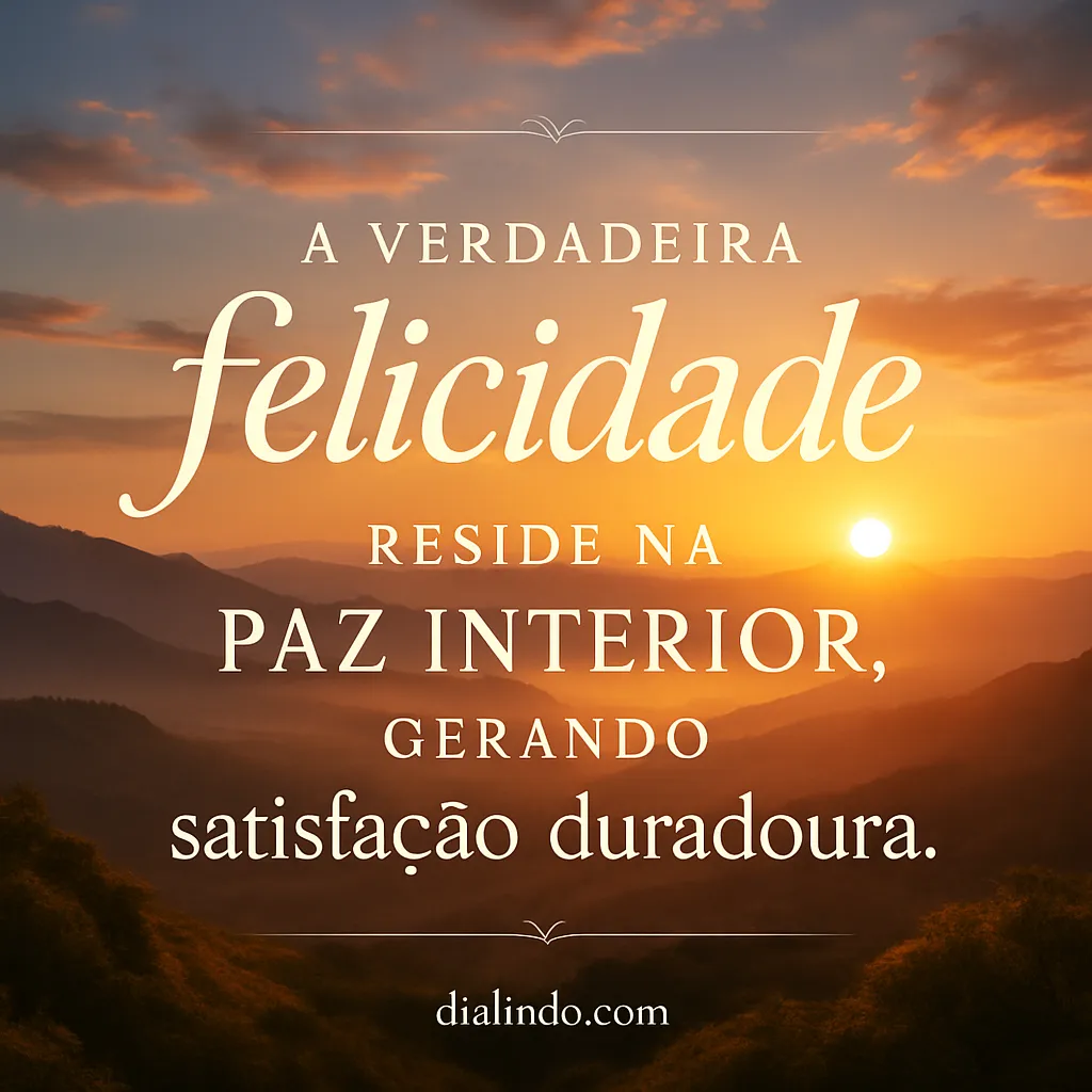 Paz Interior: Felicidade Duradoura