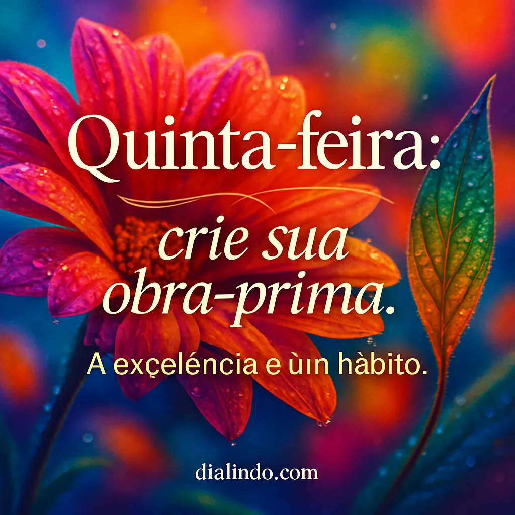 Quinta Obra-Prima: Excelência Habitual