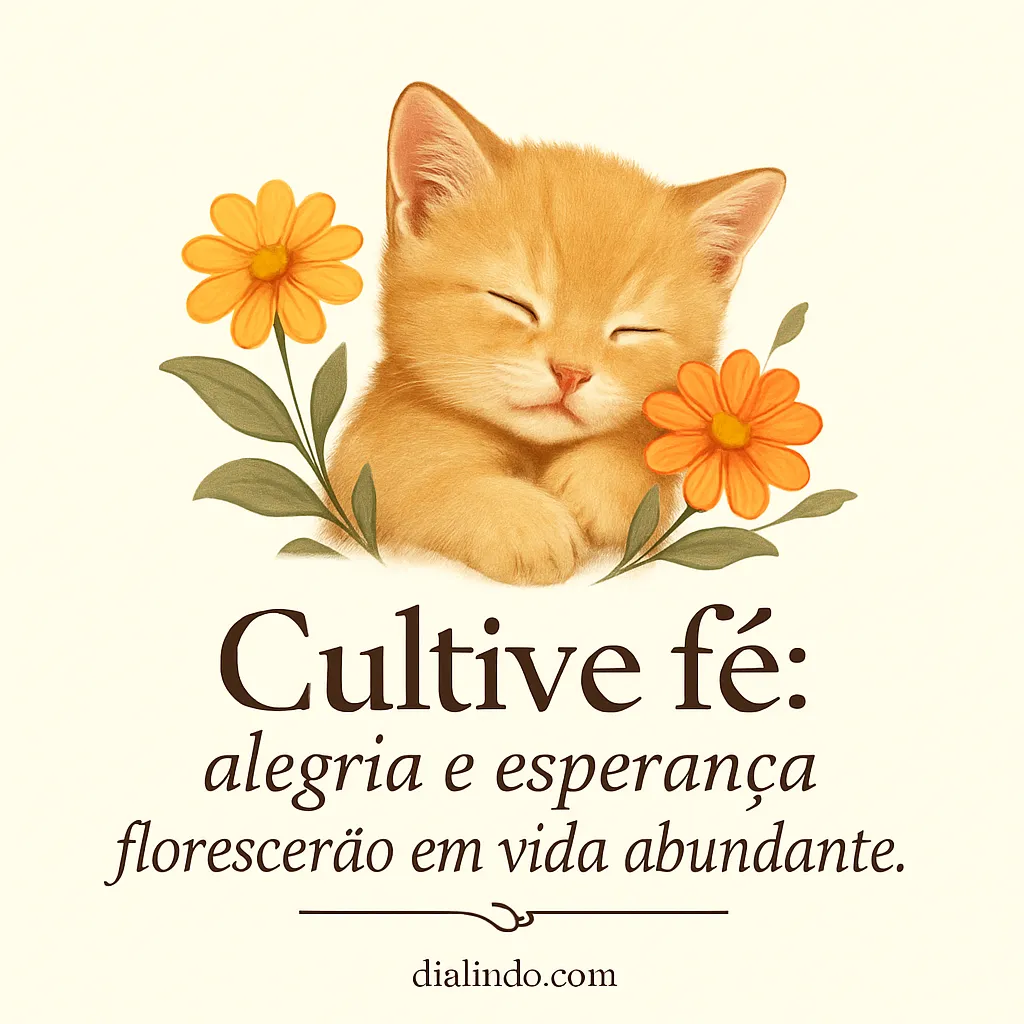 Fé: Abundância em Flor