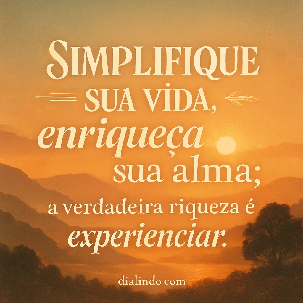 Experiência: A Alma Riqueza