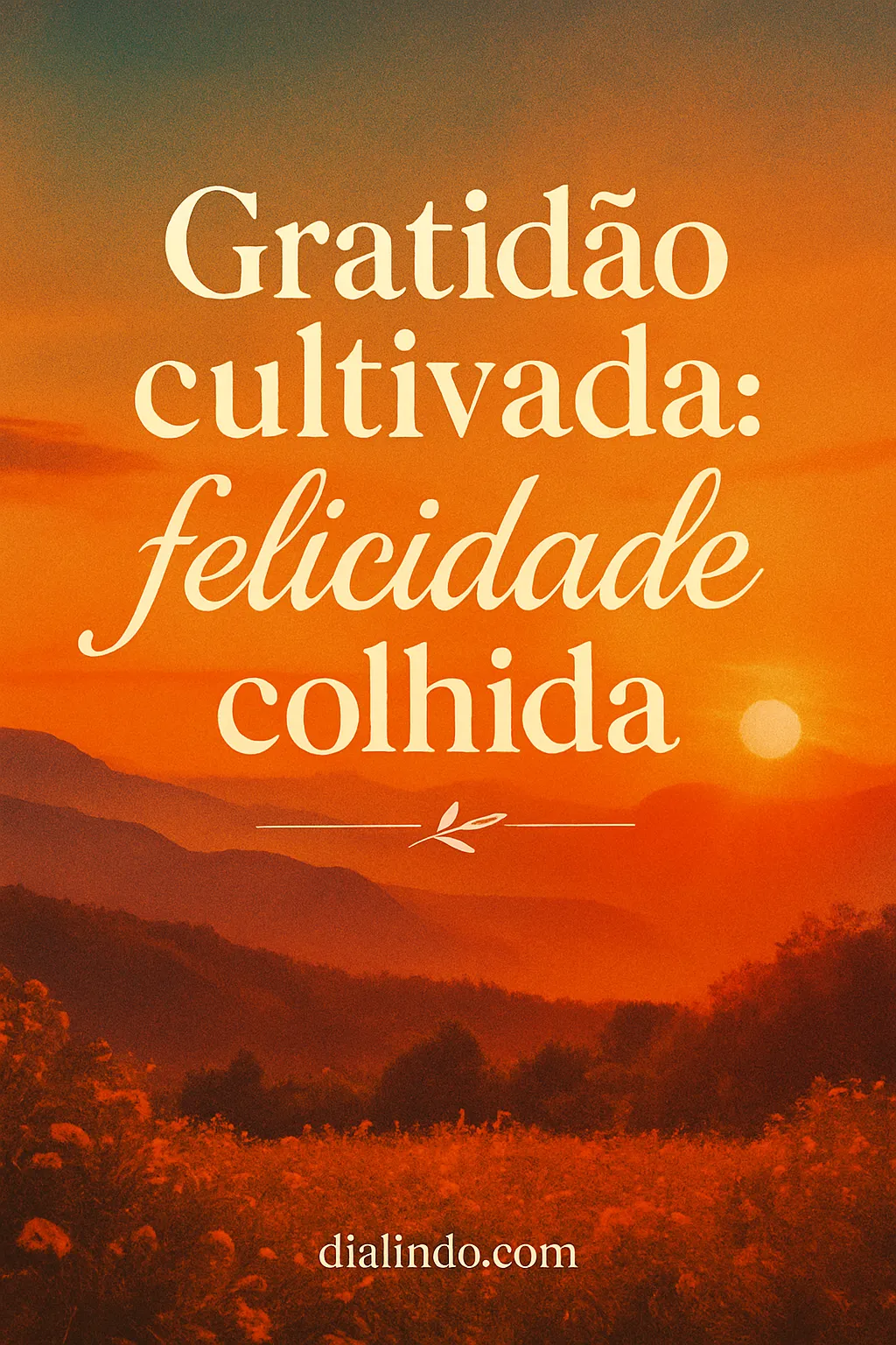 Gratidão: A Semeadura da Alegria