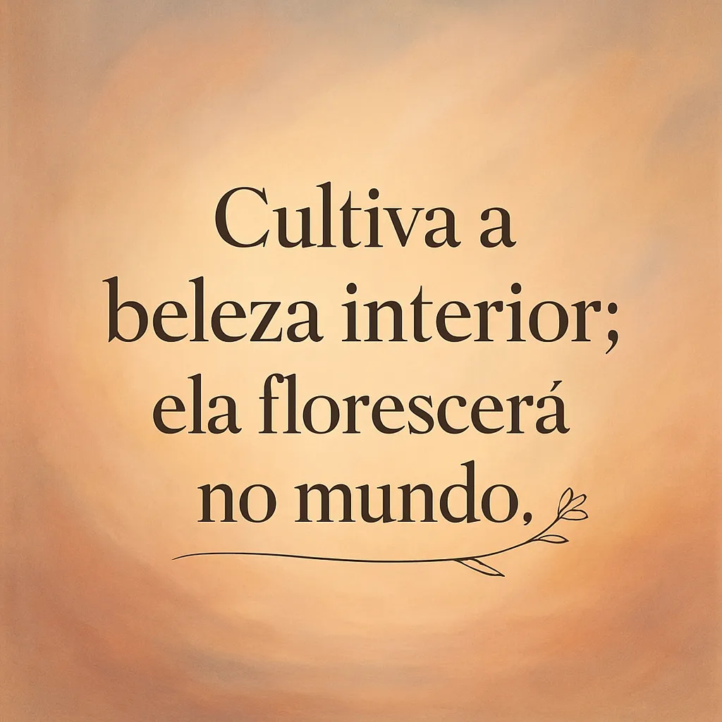 Beleza Interior: Flor do Mundo