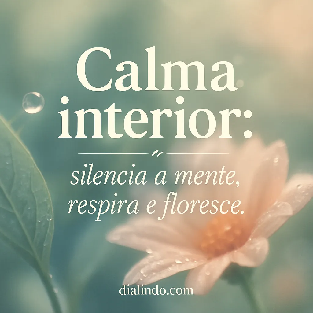 Respiração: Flor da Calma