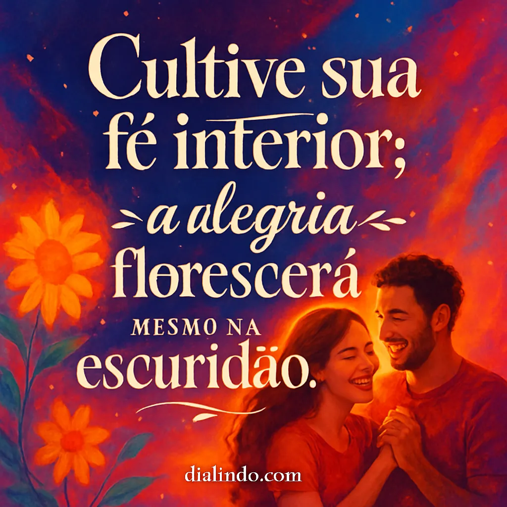 Fé: Florescer na Escuridão