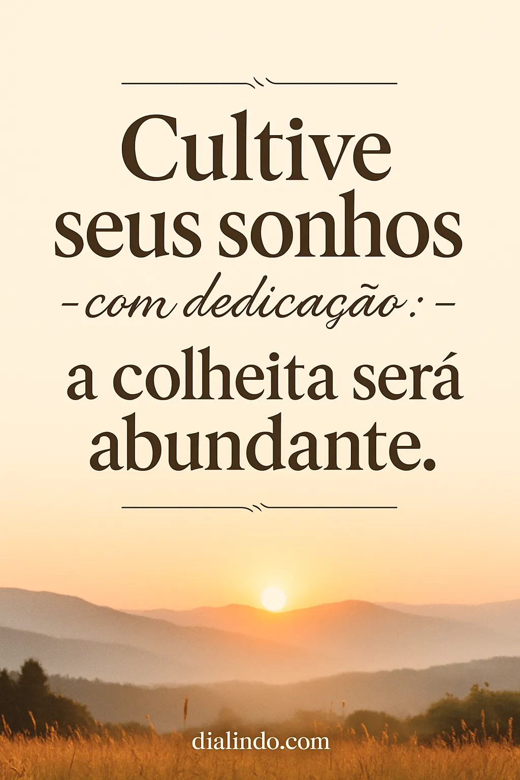 Sonhos: Colheita Abundante