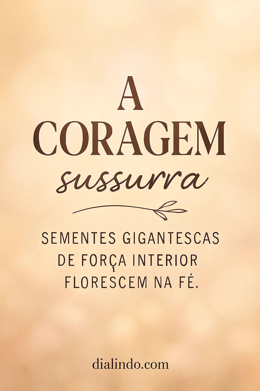 Sussurros Gigantescos de Fé