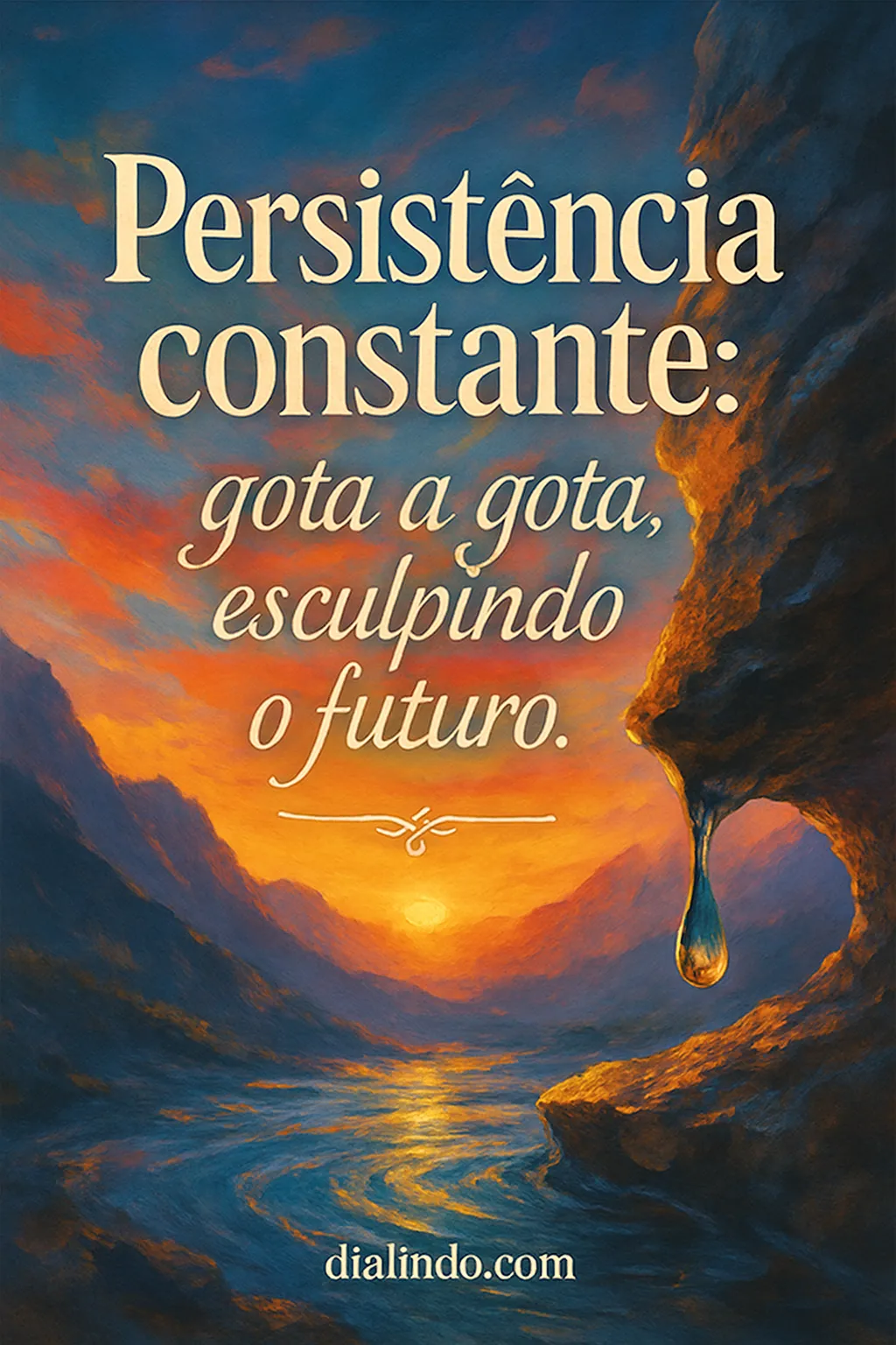 Gota a Gota, Futuro Esculpido