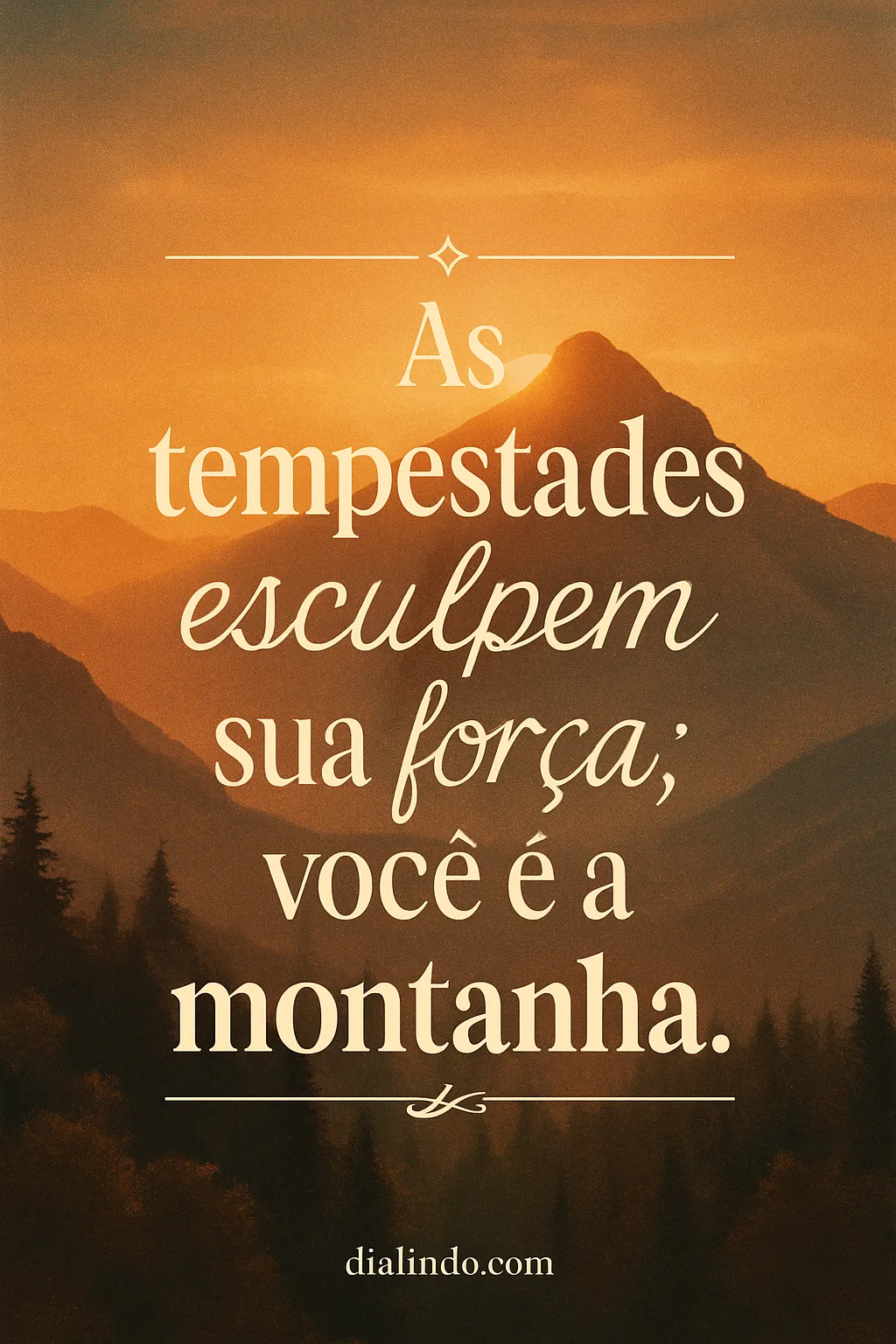 Montanhas Forjadas em Tempestades