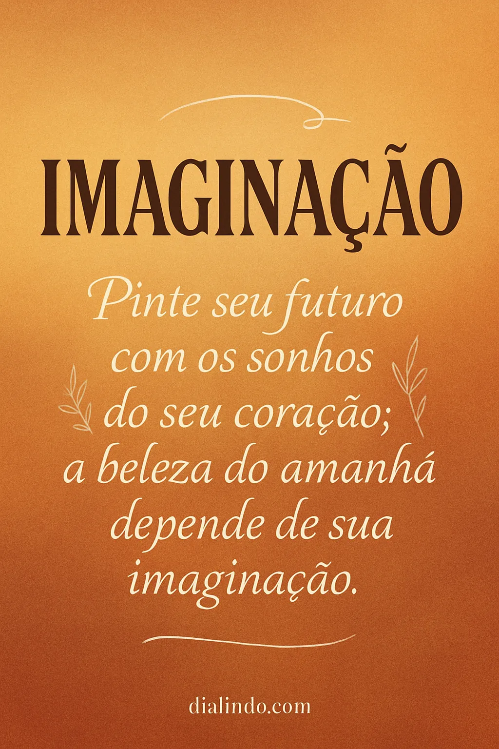 Cores do Coração, Amanhã Vibrante