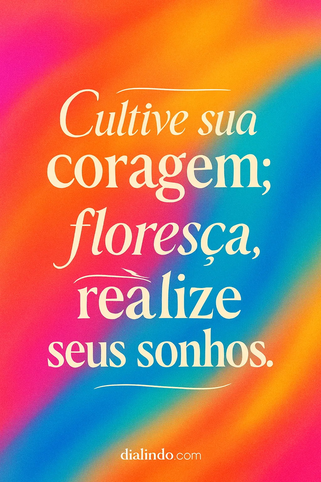 Floresça Com Sua Coragem