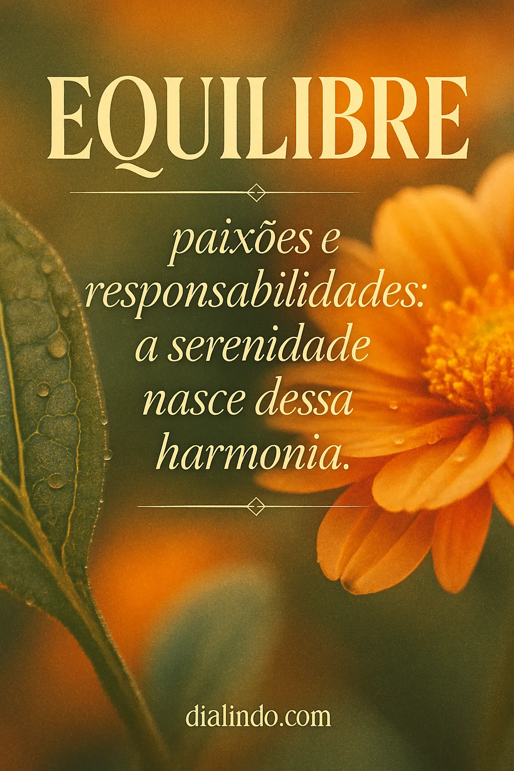 Serenidade: Paixão em Equilíbrio