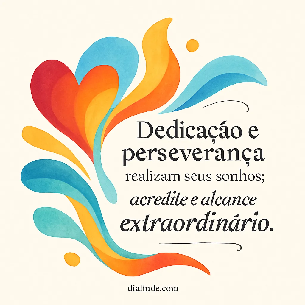 Sonhos Extraordinários: Dedicação