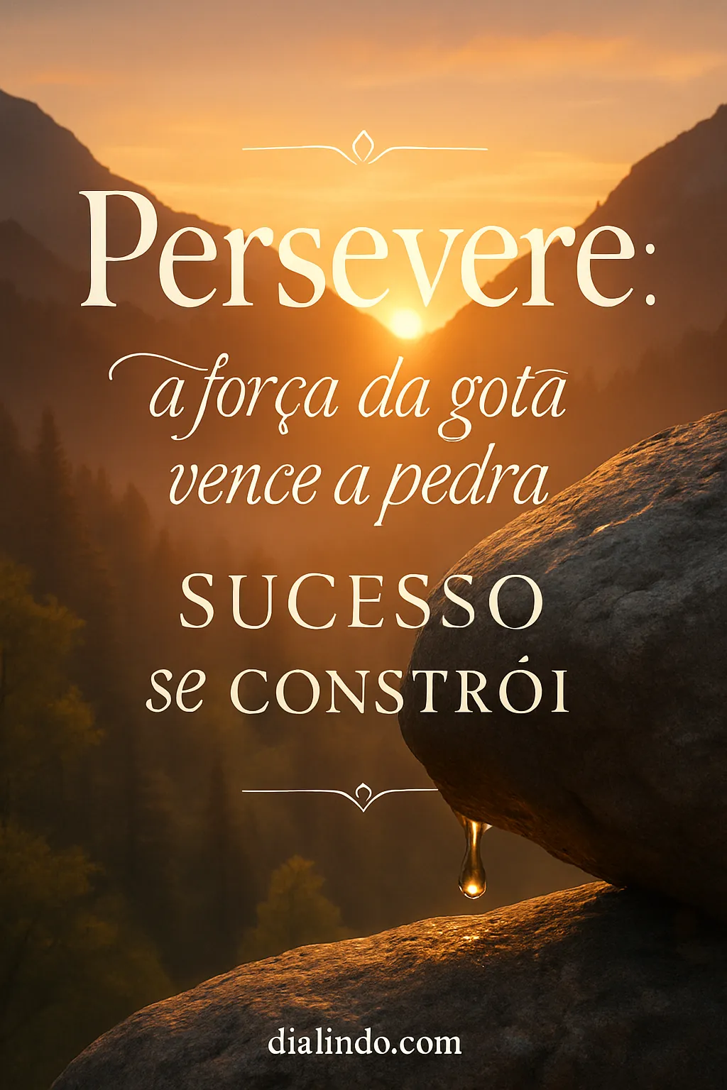 Gotas Incansáveis, Pedra Vencida