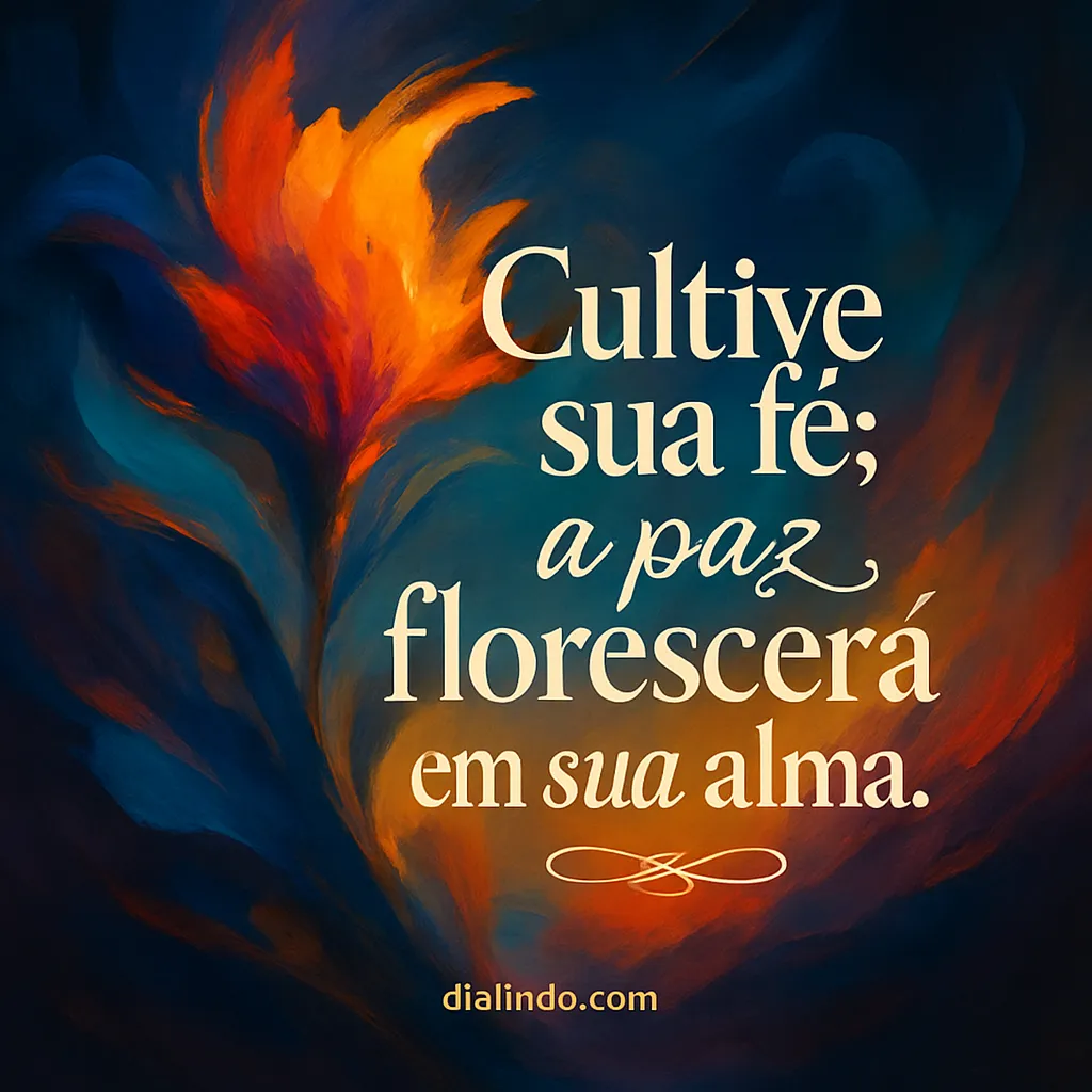 Fé: Florescer da Paz