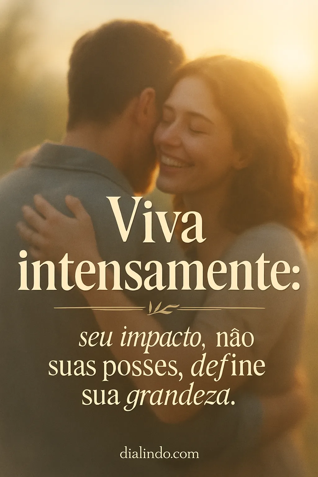 Legado: Impacto, não riqueza